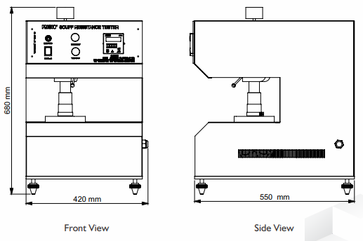 Abrasion Testing Machine Diagram